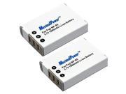 MaximalPower 2PCS Replacement Battery for Fuji NP 95 Fujifilm FinePix X100 F30 F31fd and Real 3D W Camera 3 Year Warranty DB FUJ NP95 X2