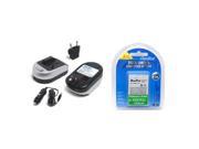 Maximal Power FC600 NIK EN EL5 and DB NIK EN EL5 Camera Battery and Charger Combo for Nikon EN EL5 ENEL5 Coolpix P500 P100 7900 Black Silver