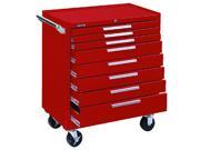 Kennedy 348XR Rolling Cabinet 34 x 20 x 40 In Red