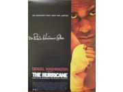 Superstar Greetings Hurricane Carter Signed Hurricane Movie Poster HC MP