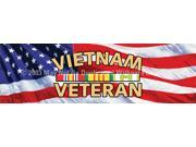 ClearVue Graphics Window Graphic 20x65 Vietnam Veteran MIL 053 20 65