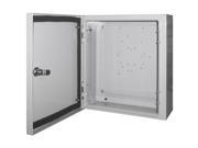 Ventev T14126 KEY S 8 14 x 12 x 6 Steel Enclosure w Solid Door