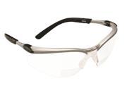 AO Safety 11378 00000 20 Bx Reader Silver black Frame Gray Lens 2.0 Diopt