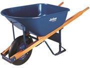 Jackson Professional Tools M6FFBB 6 Cubic Foot Steel Contractor Wheelbarrow with Flat Free Tire