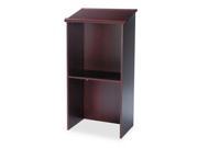 Stand Up Lectern 23w x 15 3 4d x 46h Mahogany