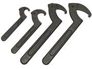 Armstrong Tools 34 376 Adjustable Hook Spanner Wrench Set 4 Pc