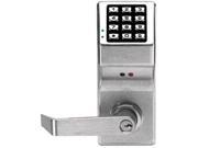 Alarm Lock DL4100 US26D Electronic Keyless Lock Entry with Key Override Satin Chrome Series DL4000