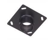 Premier Mounts PP 6 Premier Mounts 6 x 6 Ceiling Mounting Plate with 2 Coupling Black