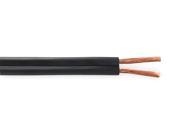 General Cable 02301.R5.01 Black Lamp Cord SPT 1 Wire Type 18 AWG Wire Size Number of Conductors 2 250 ft. Spool