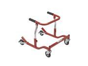 Drive Medical PE TYKE Anterior Rehab Safety Roller Fixed Width Tyke Red Red
