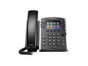 Polycom 2200 46157 025 VQMON VVX 400 12 line Desktop Phone with HD Voice and VQMon PoE without Power Supply