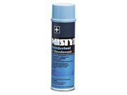 Misty 1001769 Hospital Disinfectant Deodorant Fresh Scent 16.5oz Aerosol 12 Carton