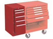 Kennedy 205R Red Side Cabinet 13 5 8 Width x 20 Depth x 29 Height Number of Drawers 5