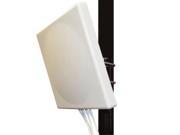 Ventev M6060060P23602NB 2.4 5 GHz 6 dBi Directional WiFi Antenna 4 RPTNC