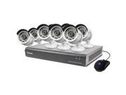 SWANN SWDVK 1644008 US 8 Channel 720p AHD 1TB DVR with 8 PRO A850 Bullet Cameras