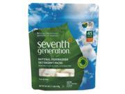 Seventh Generation SEV 22897CT Natural Dishwasher Detergent Concentrated Packs Free Clear 45 PK 8 PK CT