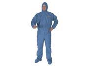 Kimberly Clark KCC 45005 A60 Elastic Cuff Back Coveralls Blue 2X Large 24 Case