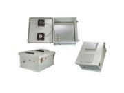 Hana Wireless HW N18 1F 120 VAC 18x16x8 Inch Weatherproof Enclosure Mounting Plate Cooling
