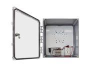 Ventev V14126KC 4.5H 14x12x6 Heat Enclosure. Clear Door Key Lock