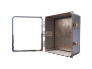 Ventev V14126LO NHH 14x12x6 Heated Enclosure. Solid Door Latch Locks