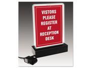 NuDell 34085LED 8.5 x 11 Inches Lighted LED Sign Holder