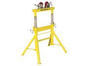 Sumner 780441 Roller Head Pipe Stand 1 2 to 36 Pipe Capacity 29 to 43 Overall Height 2000 lb. Load Capacity