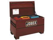 Jobox 1 652990 Jobox Jobsite 8.3 cu ft 36 X 20 X 23 3 4 Brown Steel Heavy Duty On Site Chest With Site Vault