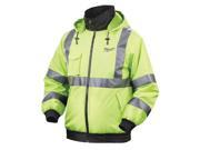 Milwaukee Electric Tool 2347 XL M12 High Visibility Heated Jacket W Battery Xl