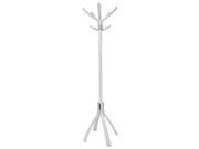 Alba PMCAFEBC Caf Wood Coat Stand 21 2 3w x 21 1 2d x 69 1 3h White