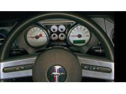 Ford Mustang GT w 6 Gauges Gauge Faces White 05