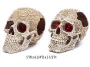 Deco Skull W Jewel Eyes 5