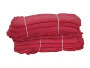 ATLAS BRAND 10 Pieces Red Cotton Shop Towel Rags **Industrial Grade** for Automotive Car Industry