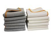 Atlas Microfiber Gray Cleaning Towels 12 Pack