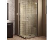 DreamLine Elegance 34 by 32 Frameless Pivot Shower Enclosure