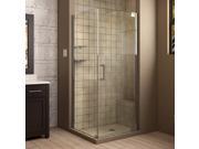 DreamLine Elegance 34 by 34 Frameless Pivot Shower Enclosure