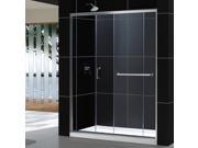 DreamLine Infinity Z Frameless Sliding Shower Door and SlimLine 32 by 60 Single Threshold Shower Base