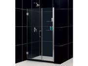 DreamLine Unidoor 51 to 52 Frameless Hinged Shower Door