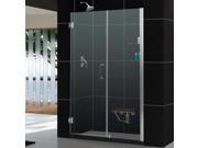 DreamLine Unidoor 53 to 54 Frameless Hinged Shower Door