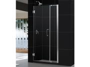 DreamLine Unidoor 39 to 40 Frameless Hinged Shower Door