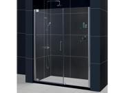 DreamLine Elegance 49 1 4 to 51 1 4 Frameless Pivot Shower Door