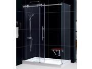 DreamLine Enigma X 34 1 2 by 60 3 8 Fully Frameless Sliding Shower Enclosure