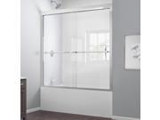 DreamLine Duet 56 to 59 Frameless Bypass Sliding Tub Door