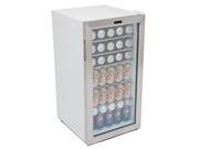 Whynter BR 128WS Beverage Refrigerator With Lock Stainless Steel 120 Can Capacity