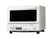 Panasonic NB G110PW FlashXpress Toaster Oven with Double Infrared Heating White