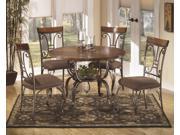 Signature Design by Ashley D313 15B Round Dining Table Base Plentywood Brown