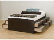 Prepac EBD 5612 K Full Double 12 drawer Tall Platform Storage Bed