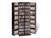 Prepac ELS 0448 K Large Grande Locking Media Storage Cabinet with Shaker Doors Espresso