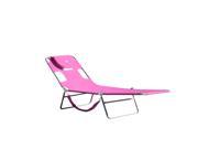 Ostrich CHS1002P PINK Ostrich Chaise Lounge With Face Down Option Pink