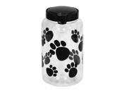 Snapware Pet Canister 17.2 Cup Black Paw