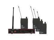 Galaxy Audio AS 900 4 K7 4 Person Wireless In Ear Monitor System 650.2 MHz